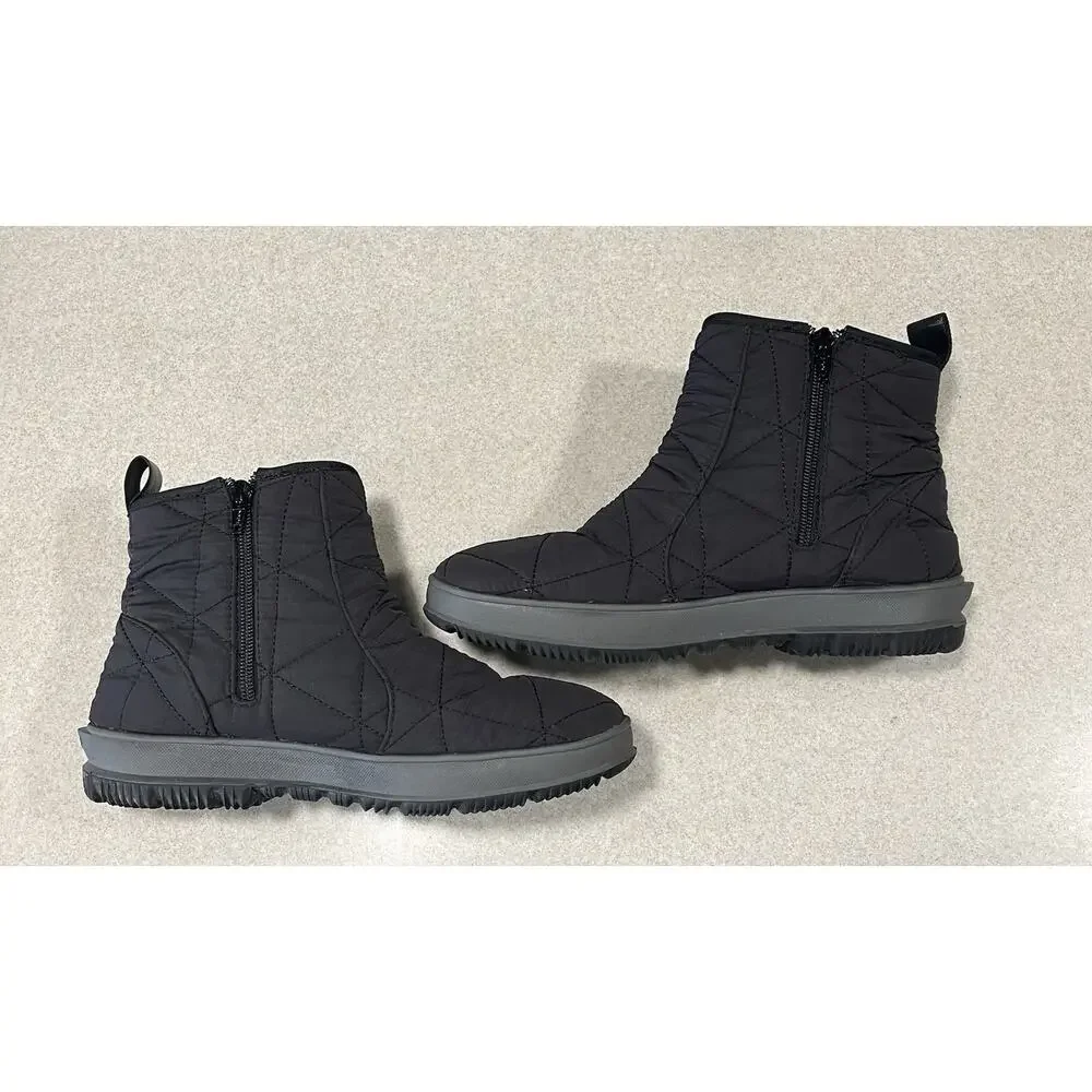 EUC BOGS Snowday Low Waterproof Insulated Winter Snow Boot Black Women’s Size 8
